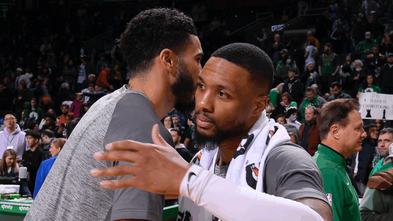 Jayson Tatum recruiting Damian Lillard to join Celtics after release from Bucks, per report