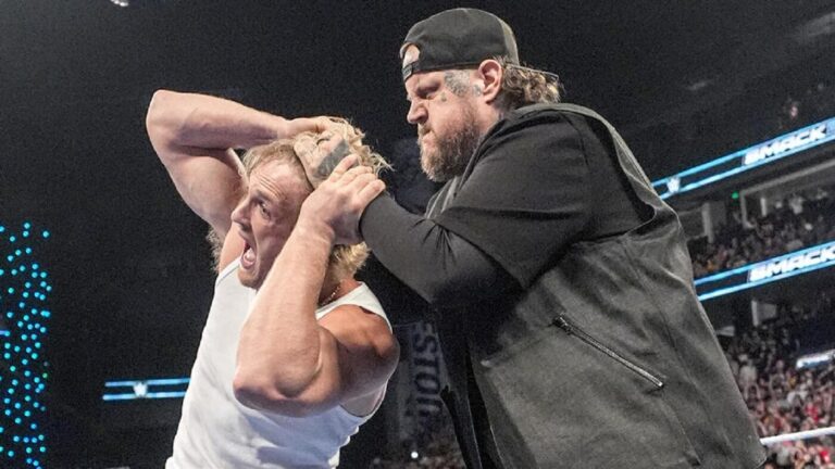 Jelly Roll chokeslams Logan Paul through desk on 'Jimmy Kimmel Live!'