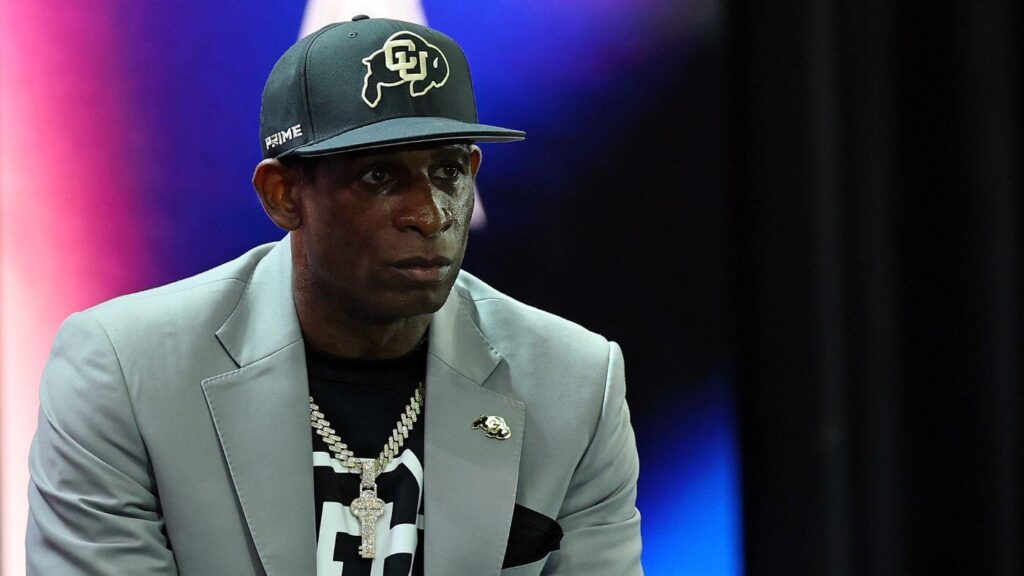 Deion Sanders visits Buccaneers training camp amid health concerns, Colorado absence