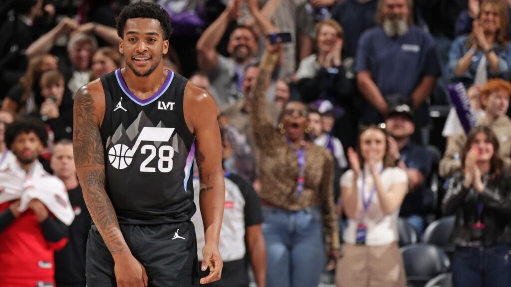 Former first-round pick Brice Sensabaugh breaks single-game scoring record in wild Jazz Summer League victory