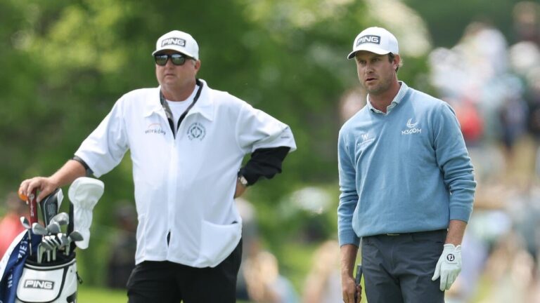 The Open 2025: Harris English tied for lead without normal caddie following visa denial for past drug charge