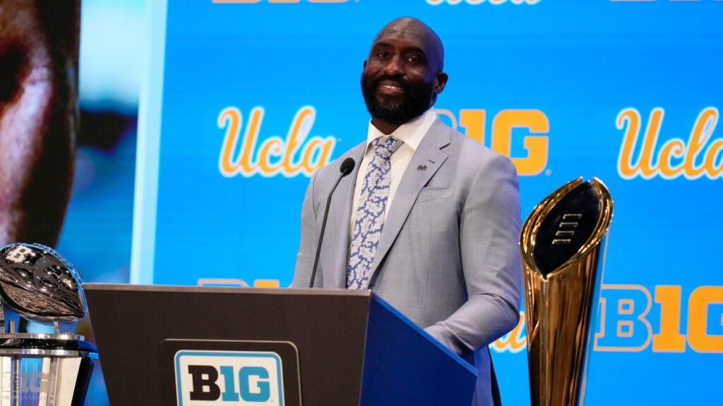 UCLA coach DeShaun Foster finds redemption at Big Ten Media Days by referencing viral gaffe one year earlier