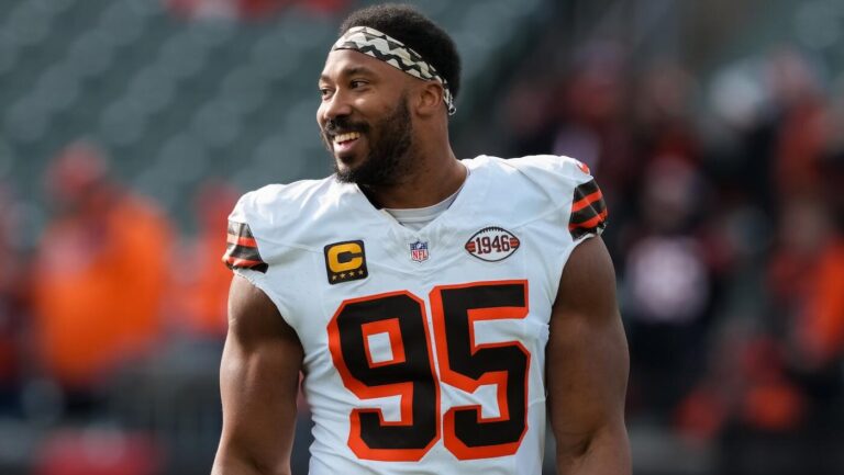 Browns' Myles Garrett expects to reach Super Bowl, win Defensive Player of the Year in 2025