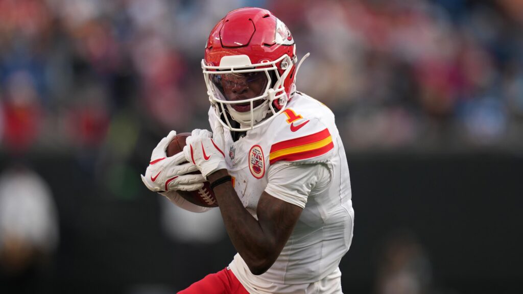Xavier Worthy injury: Emerging Chiefs WR enters concussion protocol after leaving practice