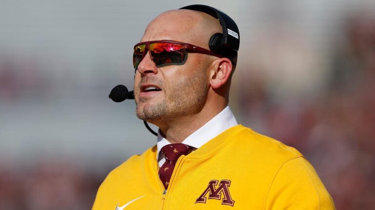 P.J. Fleck wants Minnesota to 'be delusional' about College Football Playoff chances
