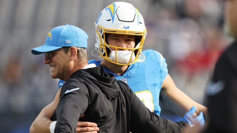 Jim Harbaugh shares Justin Herbert's biggest weakness: Chargers QB operates at higher 'level' than teammates