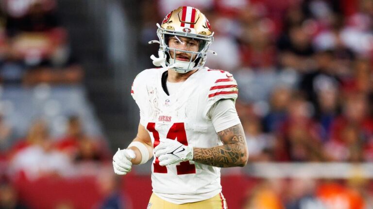 49ers activate WR Ricky Pearsall off PUP list following hamstring injury