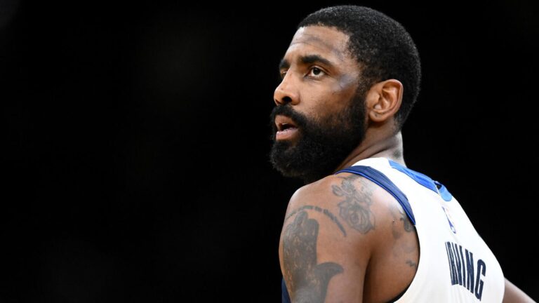Mavericks' Kyrie Irving tepid on return from knee injury by 2026 playoffs: 'Don't hold your breath on that'