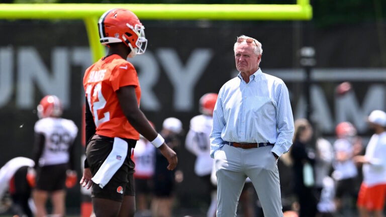 Cleveland Browns owner Jimmy Haslam pushes back on claims he influenced Shedeur Sanders pick