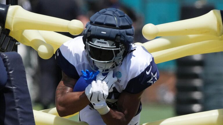 Cowboys rookie RB Jaydon Blue still motivated by 'borderline lazy' remark as he takes first-team reps in camp