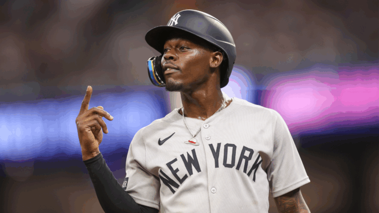 MLB reportedly investigating Jazz Chisholm Jr. exchange with Braves coach over possible beanball threat