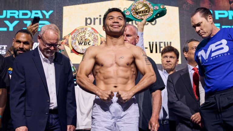 Manny Pacquiao vs. Mario Barrios start time: Live stream, PPV price, undercard, where to watch, TV channel
