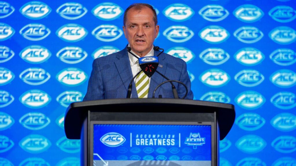 ACC commissioner Jim Phillips announces player availability reports, tightens rules on field/court storming