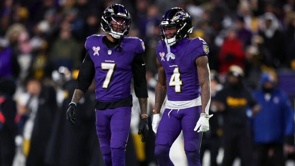 Ravens' Rashod Bateman says teammate Zay Flowers could 'easily' have 1,300 receiving yards