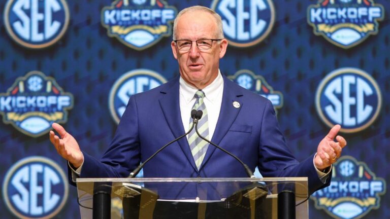 Greg Sankey jabs at Penn State's James Franklin, Big Ten after coach's SEC comments