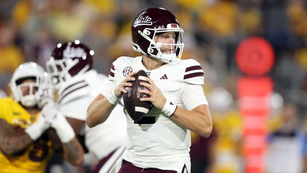 Mississippi State QB Blake Shapen focused on health, breakout in Year 2 under Jeff Lebby