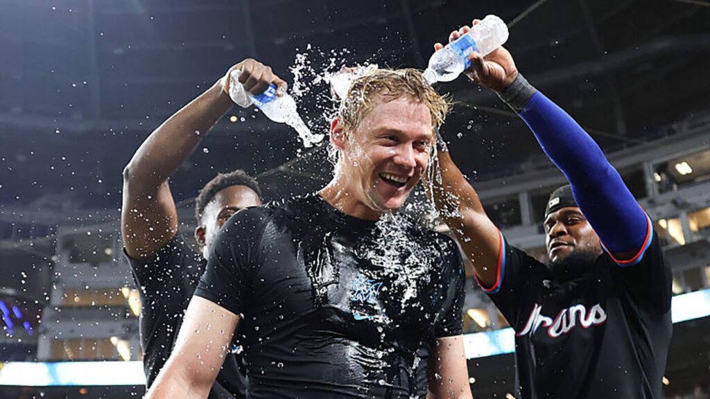 Marlins' Kyle Stowers makes MLB history with two-homer game in walk-off win over Royals