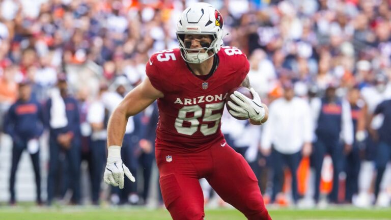 Dynasty Fantasy football superflex TE premium mock draft: Trey McBride is the first TE off the board