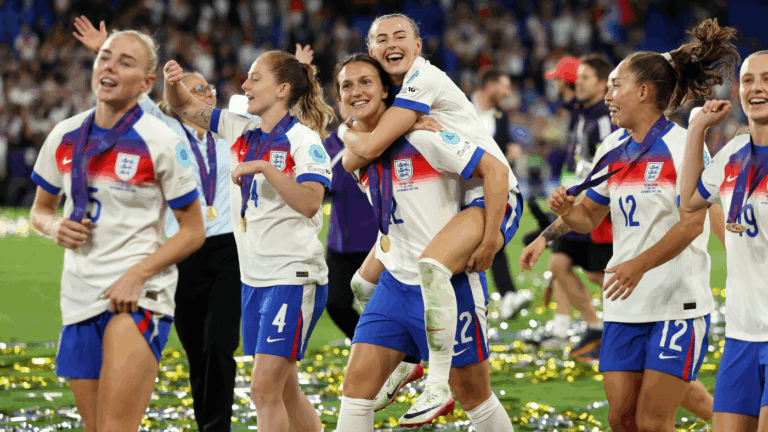 England Women defend title with another comeback, downing Spain in final after penalty shootout