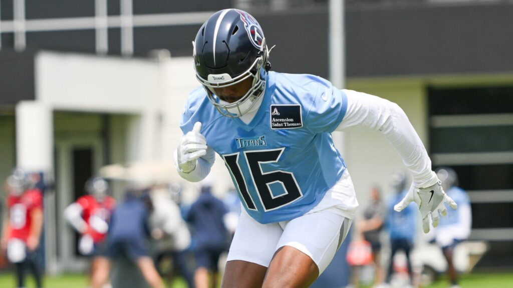 Titans' Treylon Burks fractures collarbone in training camp, set to miss at least season opener, per report