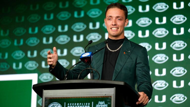 Carson Beck injury update: Miami QB feels 100% after elbow surgery, nears Hurricanes debut at full strength