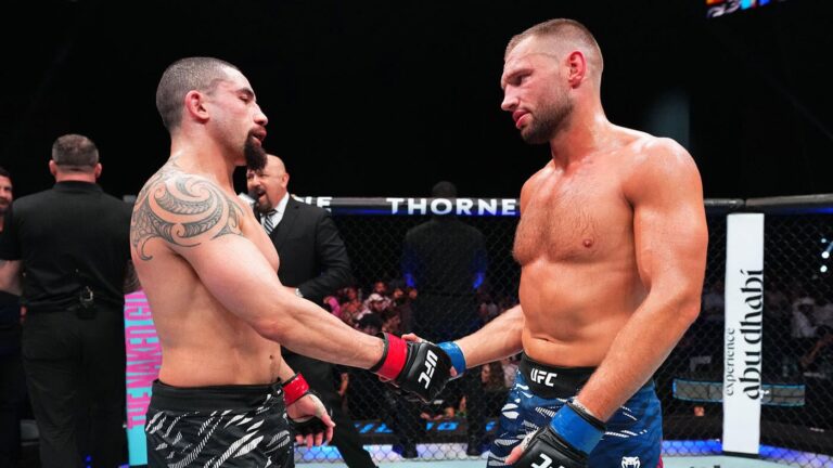 UFC Fight Night results: Reinier de Ridder edges out narrow split decision over Robert Whittaker in tough bout