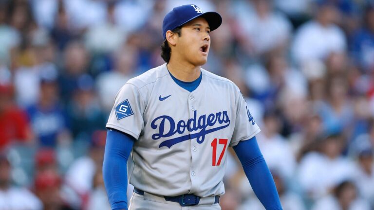 Shohei Ohtani accomplishes ultra-rare feat in return to Angel Stadium mound, but night ends poorly for Dodgers