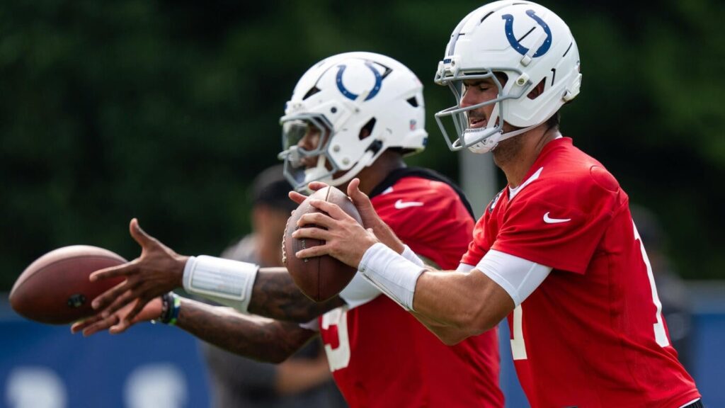 Colts quarterback battle: Anthony Richardson, Daniel Jones begin preseason games as co-starters on depth chart