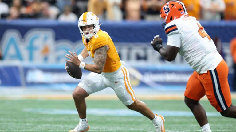 Tennessee QB Joey Aguilar impresses in debut vs. Syracuse, restores some faith in Vols offense