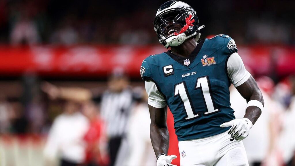 A.J. Brown grateful Titans traded him to Eagles but feels 'a little sad' for Treylon Burks