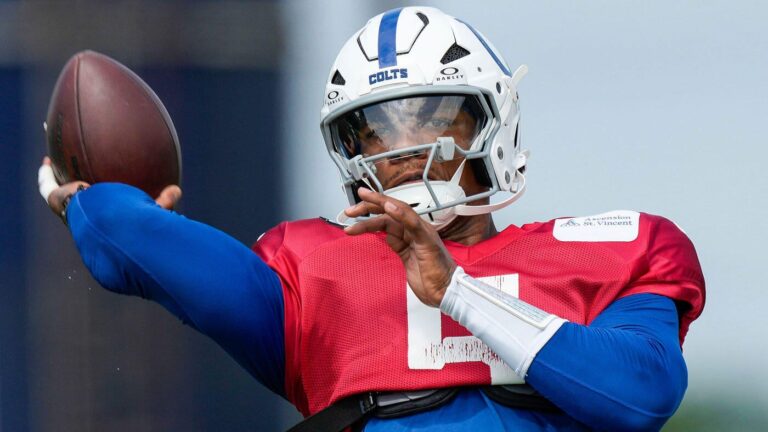 Colts QB Anthony Richardson says he 'respects' the decision made to name Daniel Jones starting QB
