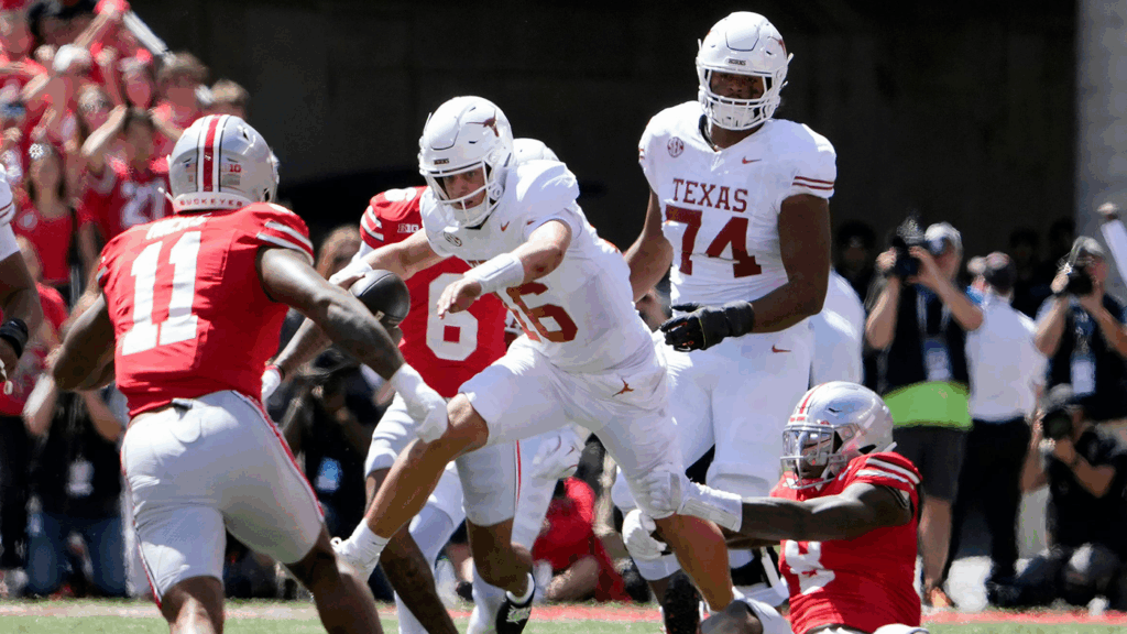 Grading Arch Manning's debut as Texas starting QB: Inexperience exploited in lackluster outing on the road