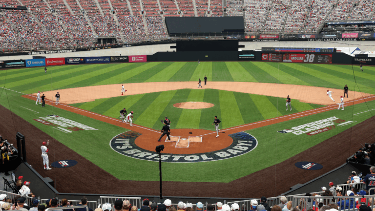 MLB Speedway Classic: Braves vs. Reds sets attendance record at Bristol Motor Speedway in historic game