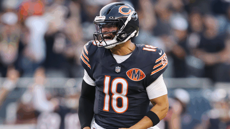 Caleb Williams shines, directs Bears on 92-yard TD drive vs. Bills in first game action under Ben Johnson
