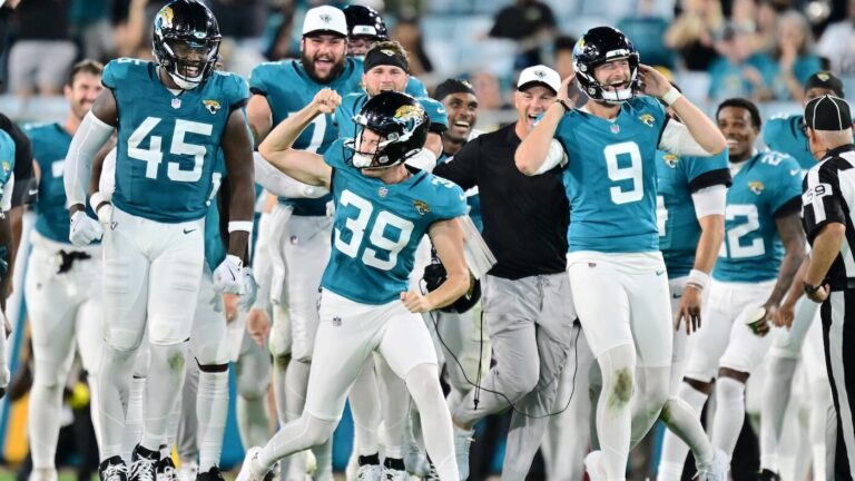 Pro Football Hall of Fame requests Cam Little's jersey and cleat after his historic 70-yard field goal