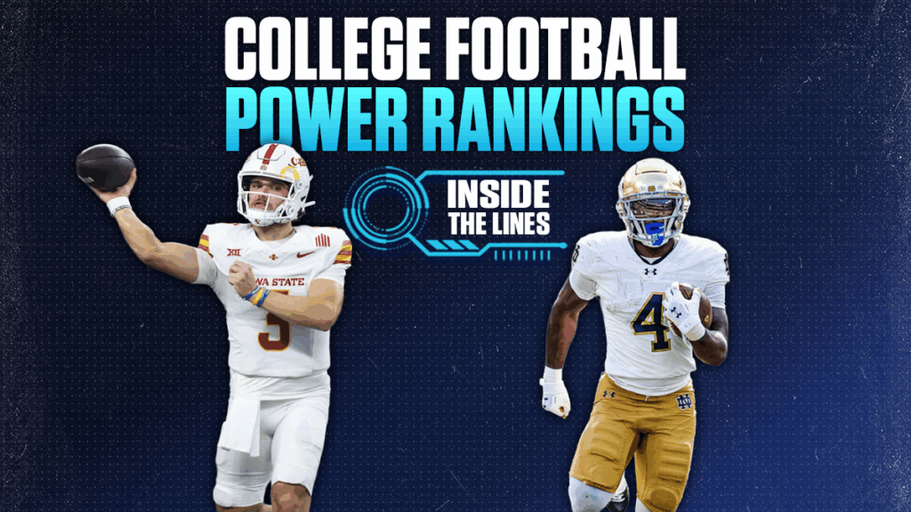 College Football Playoff power rankings: Notre Dame's fate hinges on Week 1 outcome, Iowa State offers value
