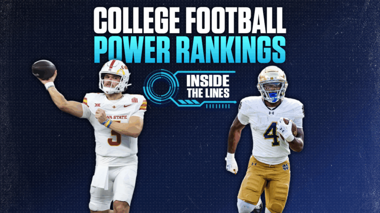 College Football Playoff power rankings: Notre Dame's fate hinges on Week 1 outcome, Iowa State offers value