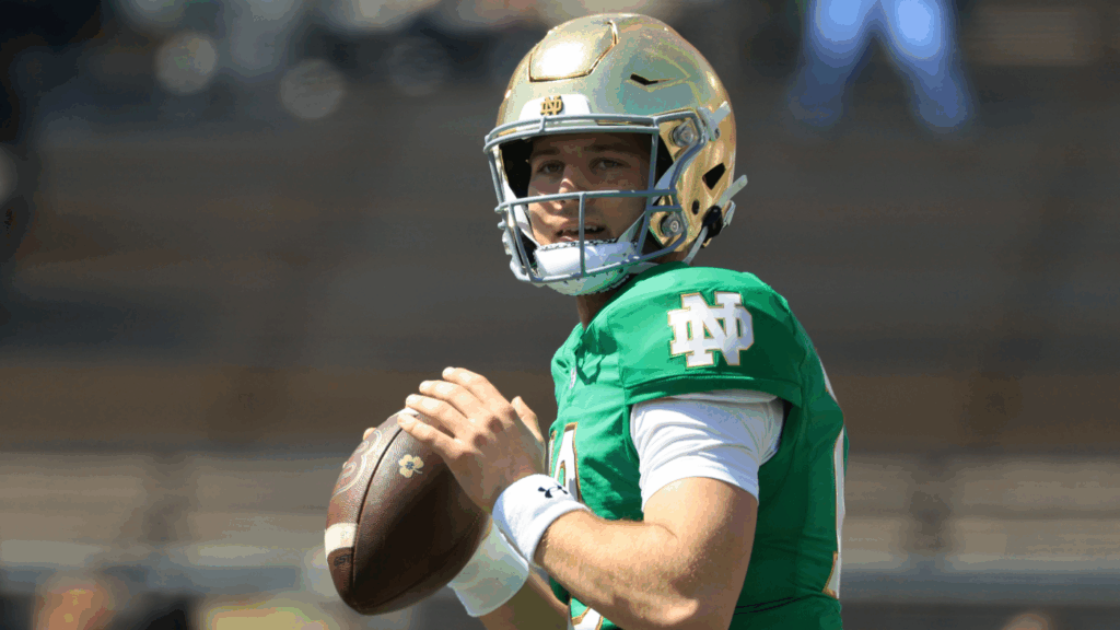 Notre Dame QB competition between CJ Carr, Kenny Minchey 'too close to call' ahead of Week 1 vs. Miami