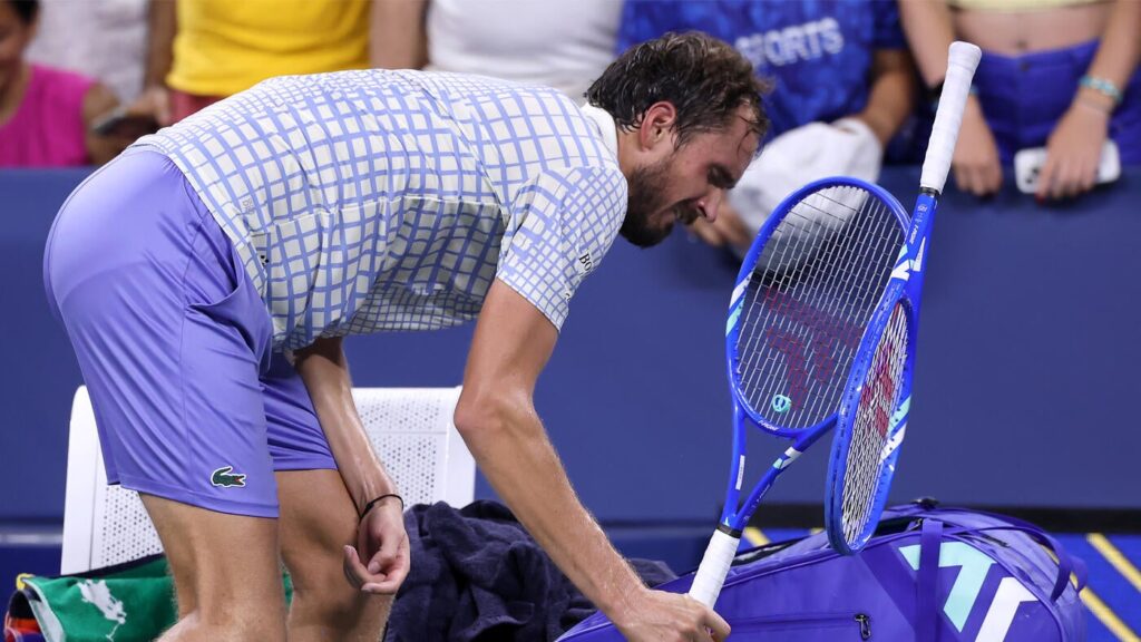 Daniil Medvedev fined $42,500 for umpire tirade, racket smash at US Open