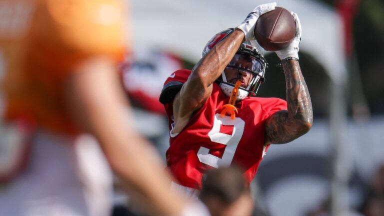 How Buccaneers WR depth chart is shaping up in camp, from timeless Mike Evans to rookie Emeka Egbuka and more