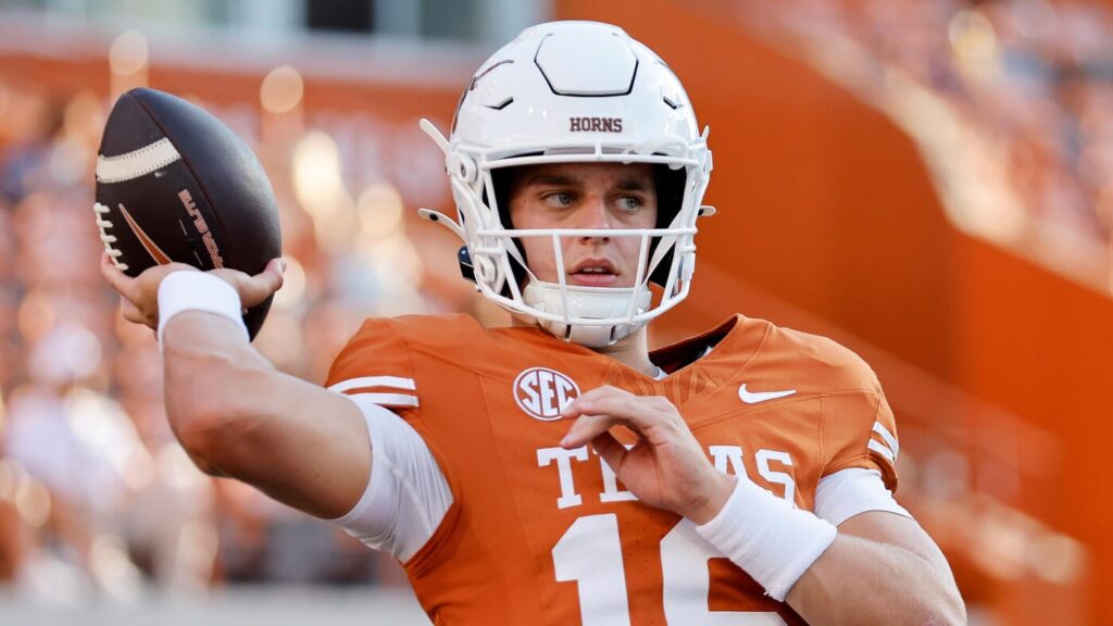 Arch Manning, Texas undaunted by preseason hype entering Ohio State showdown: 'The target's not on our back'