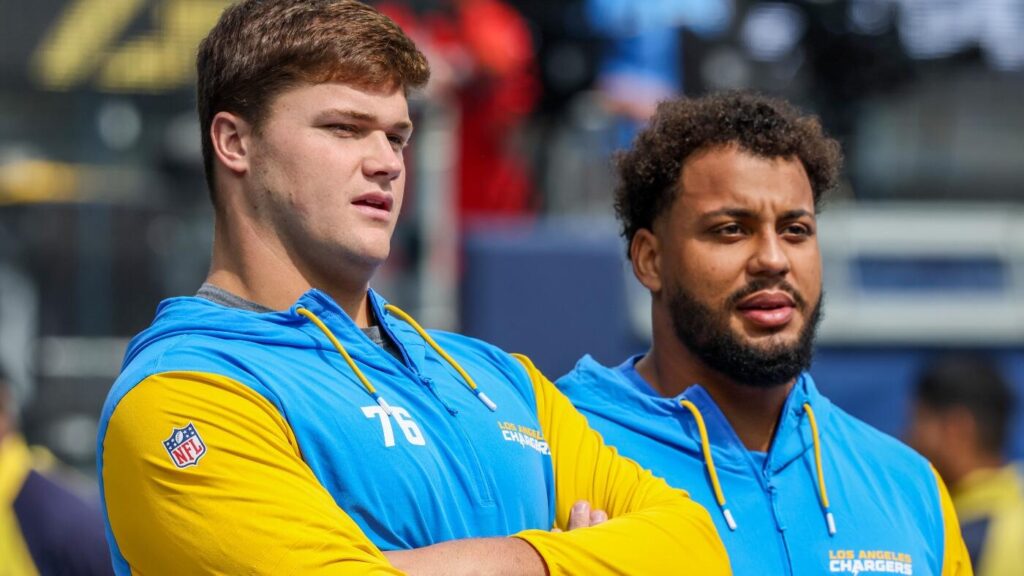 Jim Harbaugh lays out Chargers' plan to replace Rashawn Slater following Pro Bowl LT's season-ending injury