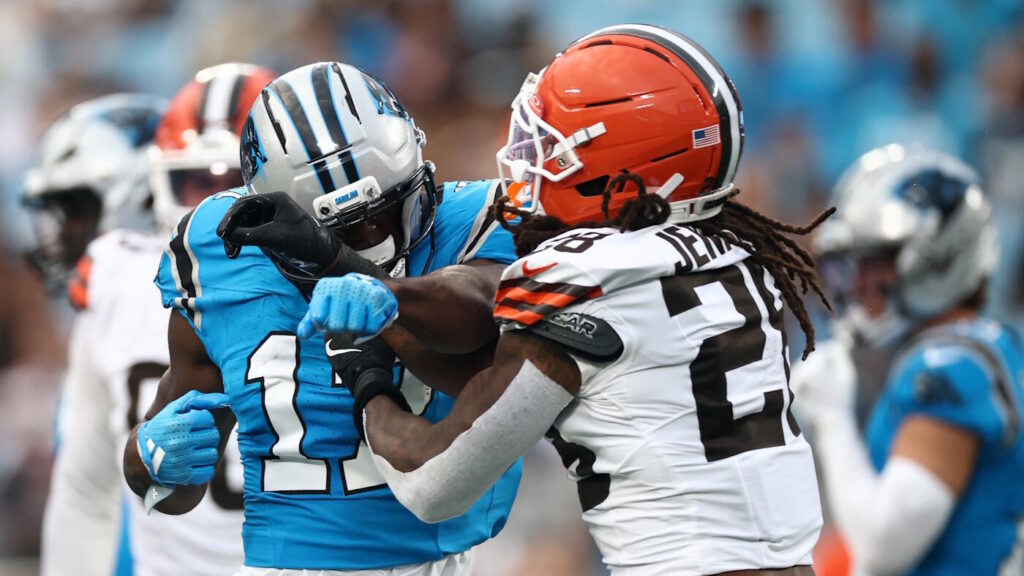 Panthers' Xavier Legette ejected after fight; Dave Canales admonishes WR for putting team at 'disadvantage'