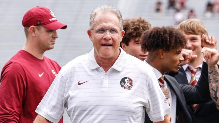 Florida State offensive coordinator Gus Malzahn trolls Alabama after the Seminoles' stunning upset