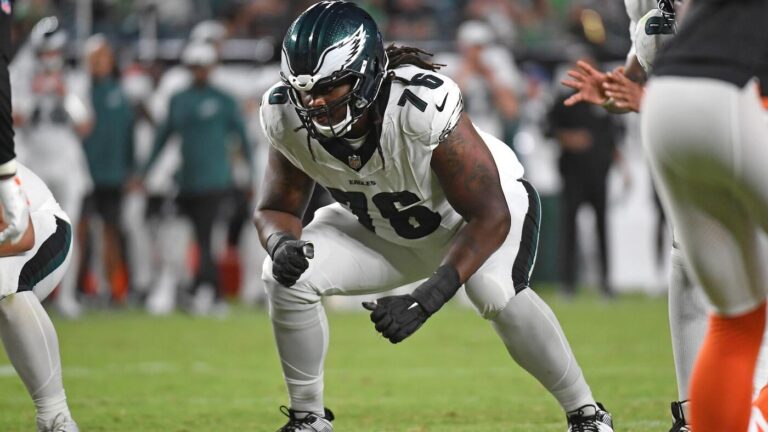 Eagles to waive OL Kenyon Green five months after trading for former first-round pick