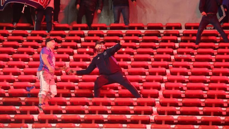 Numerous fans injured in violent clashes at soccer match in Argentina as stadium was set on fire, seats thrown