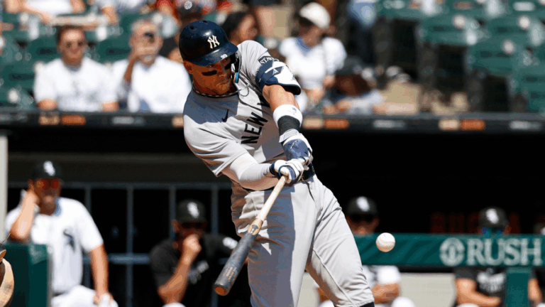 WATCH: Aaron Judge ties Yogi Berra on Yankees' all-time home run list with career homer No. 358