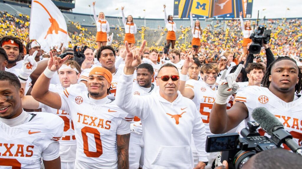 Texas is No. 1 in college football rankings, tops preseason Coaches Poll for first time in storied history