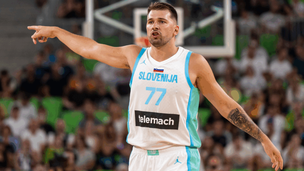 EuroBasket 2025: Luka Dončić makes history with rare triple-double in Slovenia's win over Belgium