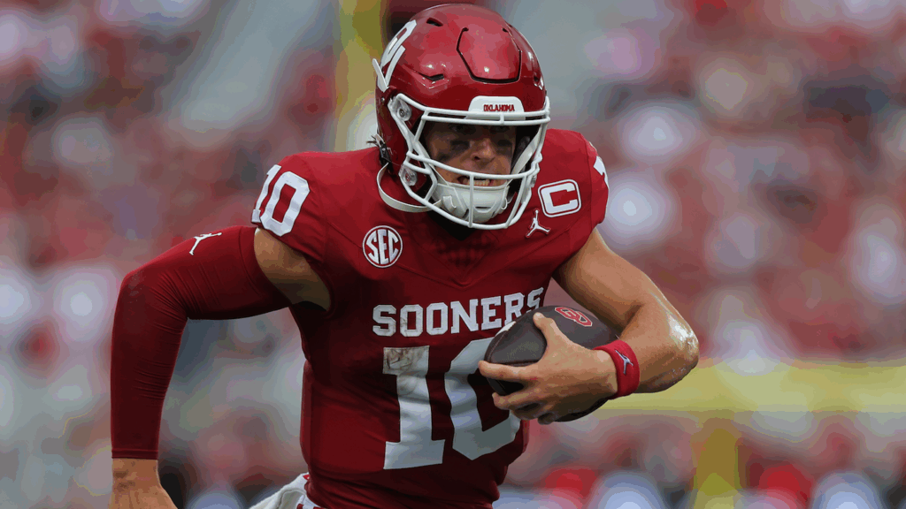 John Mateer breaks Baker Mayfield's record in Oklahoma debut, but tougher test vs. Michigan awaits in Week 2